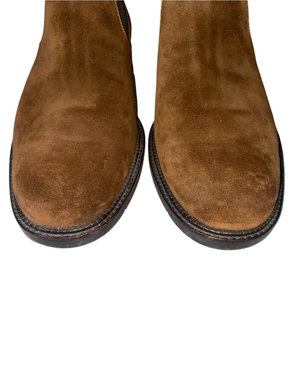 Johnston and Murphy Brown Suede Chelsea Boots Size 9.5 Chukka